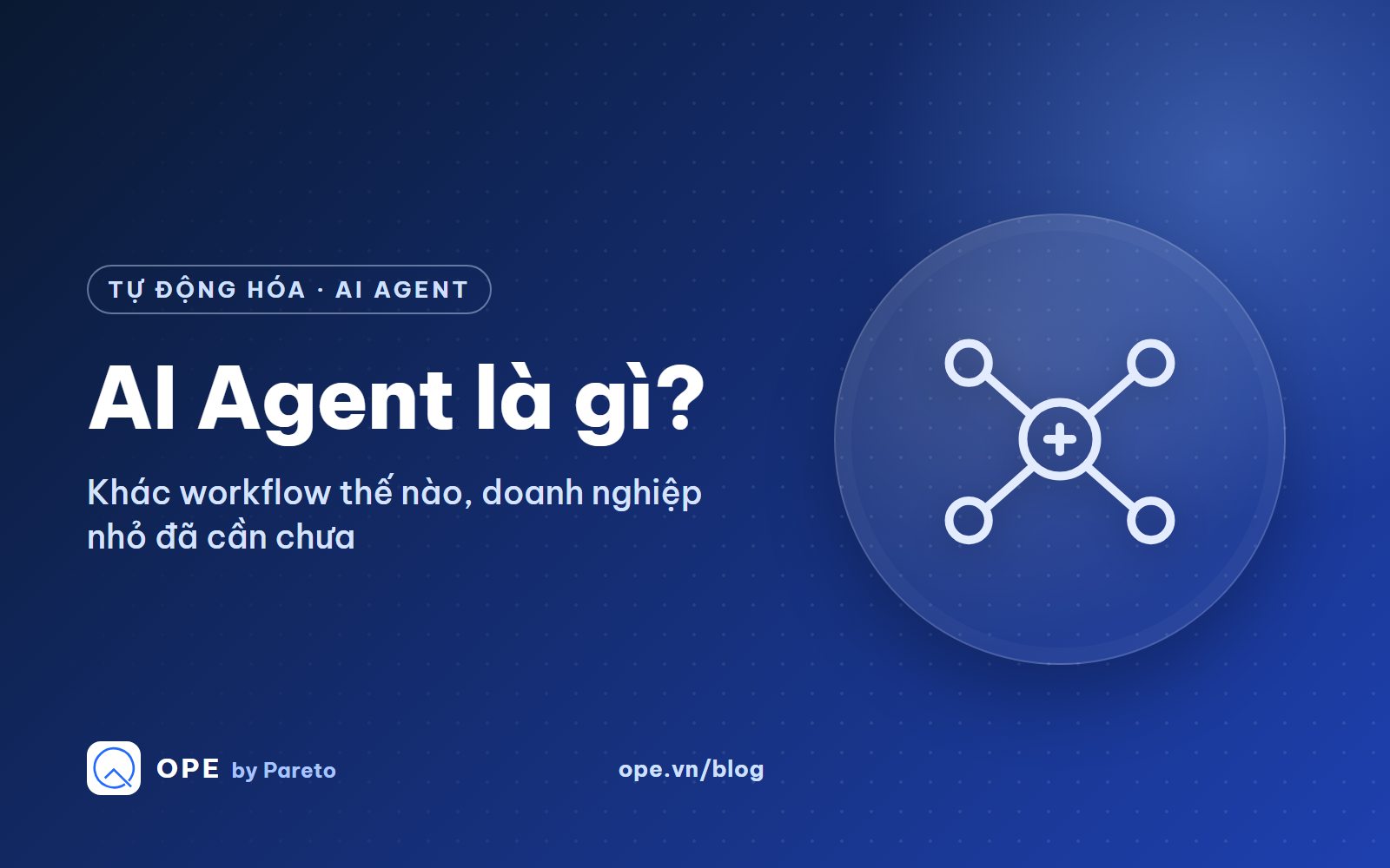 Ảnh bìa: AI Agent là gì? Khác workflow thế nào, doanh nghiệp nhỏ đã cần chưa