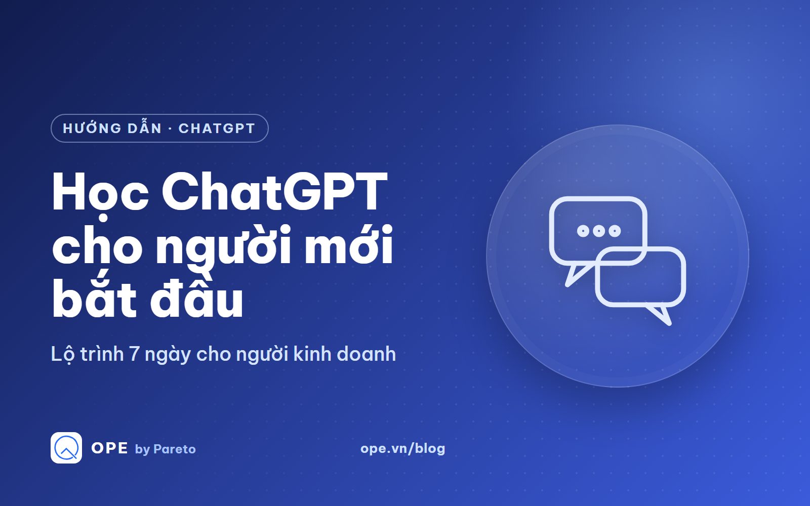 Ảnh bìa: Học ChatGPT cho người mới bắt đầu – lộ trình 7 ngày cho người kinh doanh